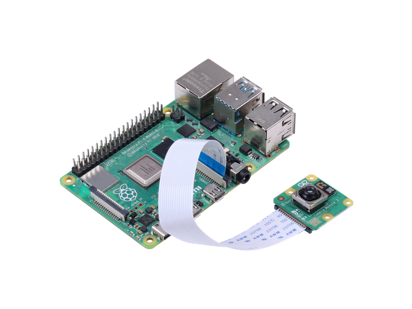 โมดูลกล้อง Raspberry Pi รุ่น 3 - Raspberry Pi Global Shutter Camera Imx296 บทวิจารณ์และราคา