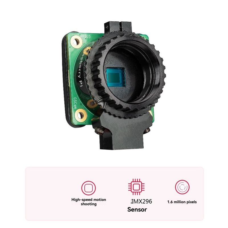 โมดูลกล้อง Global Shutter เซ็น - Raspberry Pi Global Shutter Camera Imx296 บทวิจารณ์และราคา